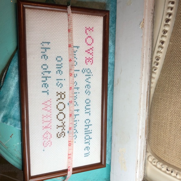 Vintage Custom Framed Needlepoint - Picture 5 of 6